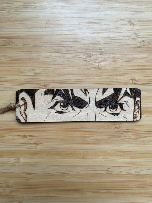 Wood Burned Bookmark of JJ