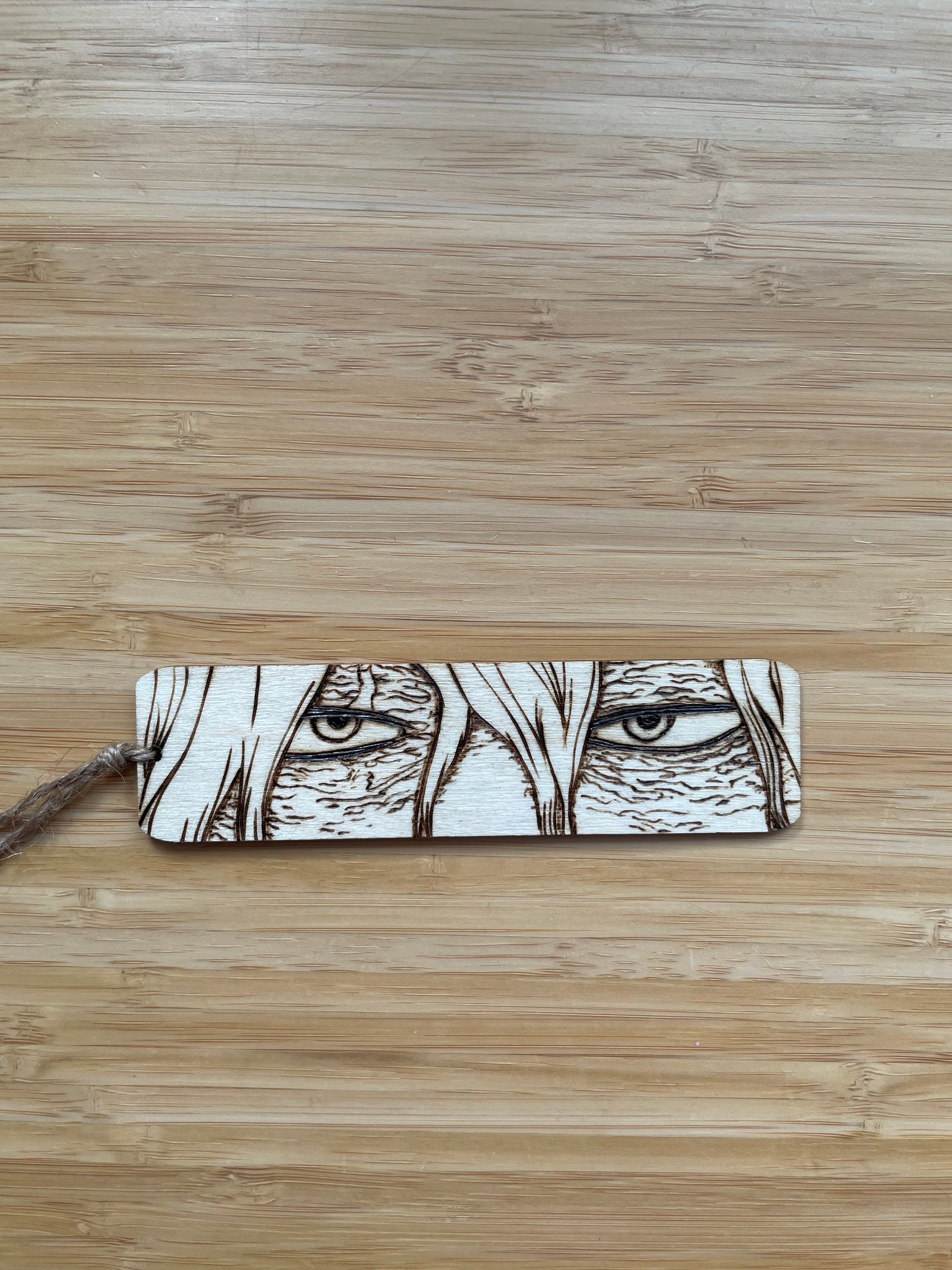 Wood burned Bookmark Mha