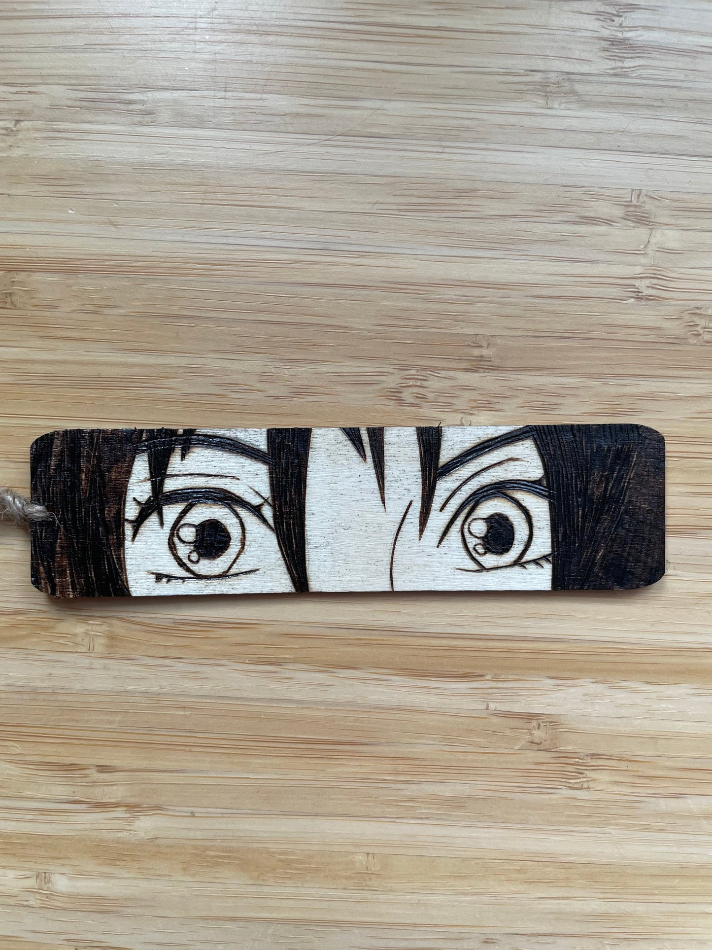 Wood Burned Bookmark